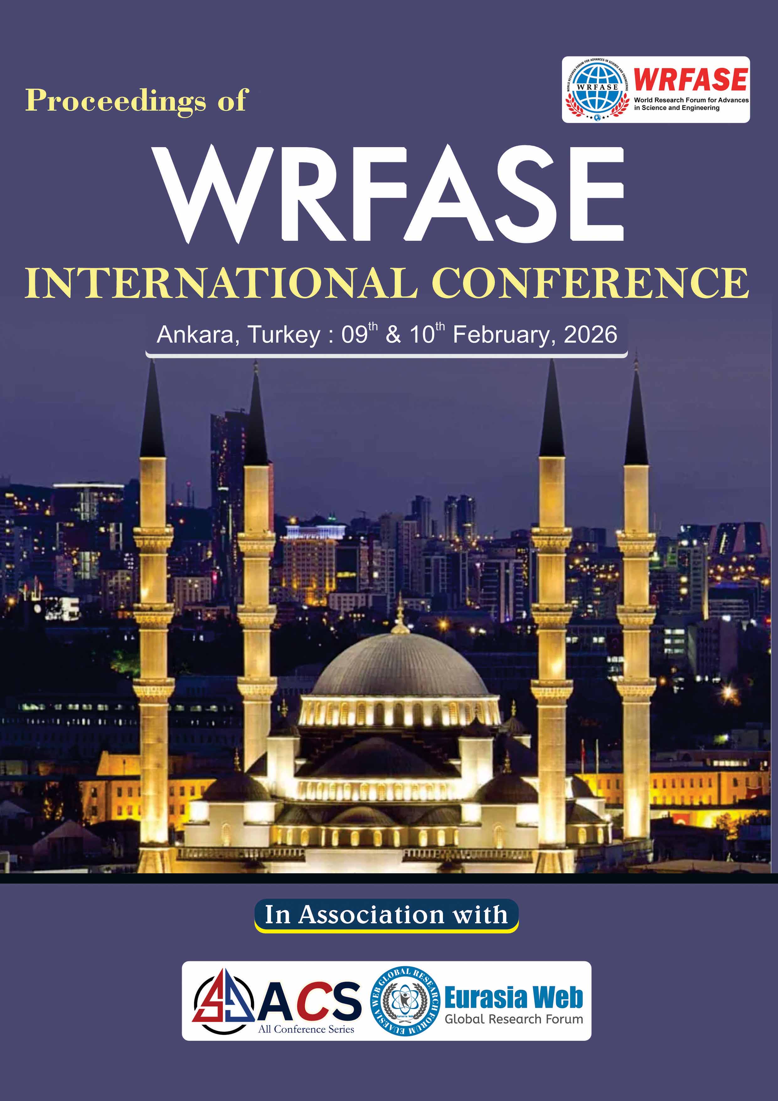WRFASE INTERNATIONAL CONFERENCE