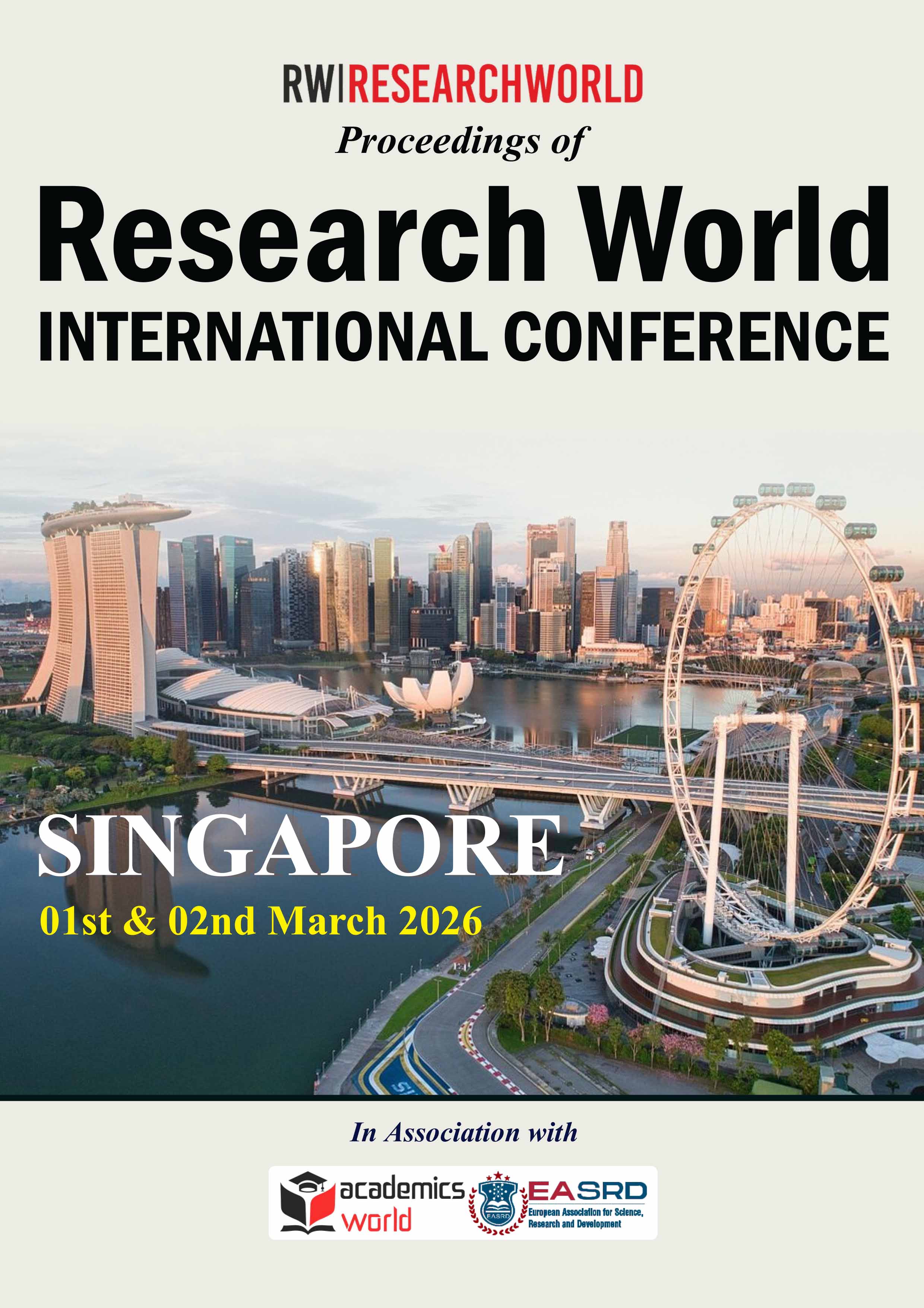 RESEARCH WORLD INTERNATIONAL CONFERENCE