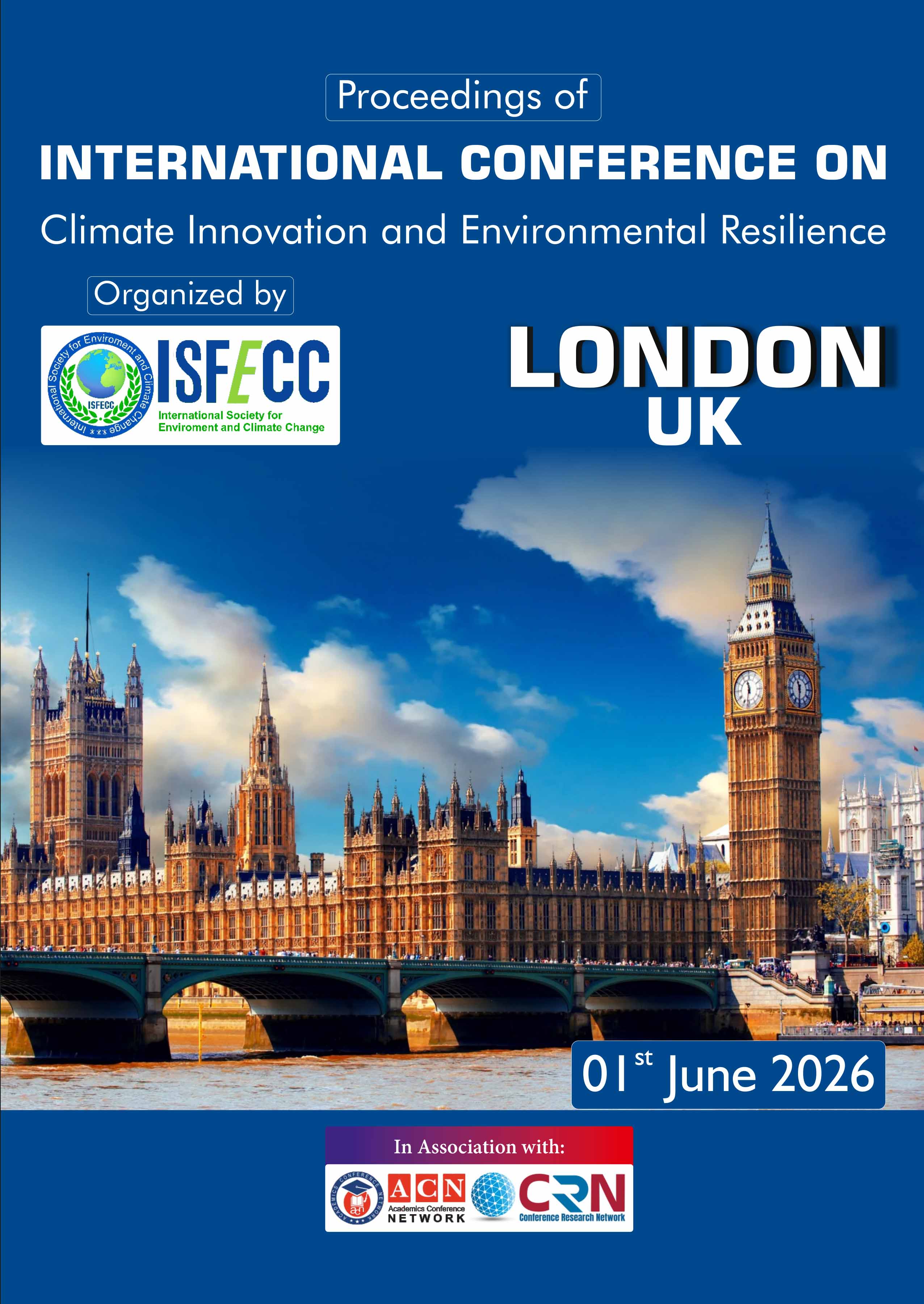 INTERNATIONAL CONFERENCE ON Climate Innovation and Environmental Resilience