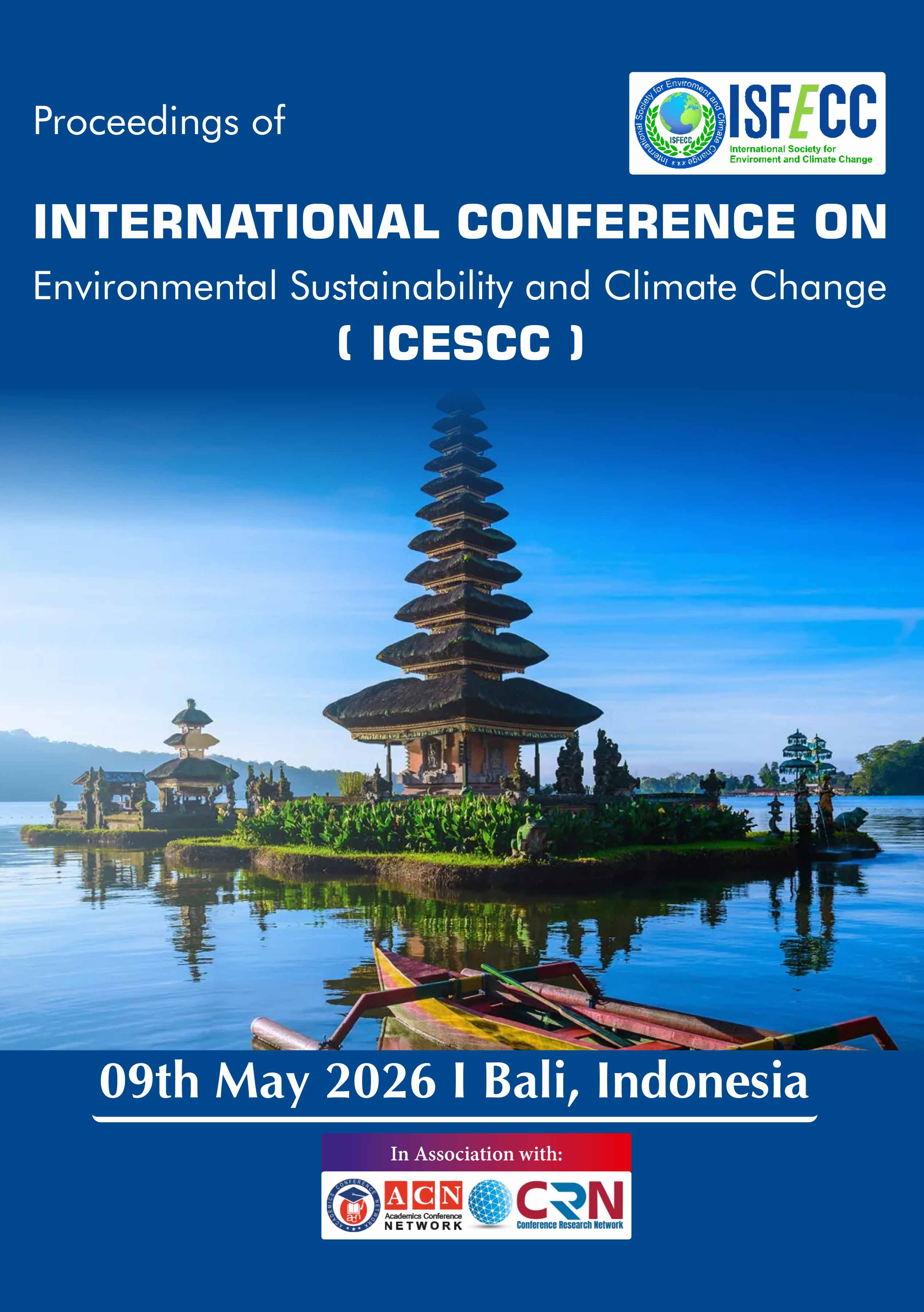ISFECC INTERNATIONAL CONFERENCE ON ENVIRONMENTAL SUSTAINABILITY AND CLIMATE