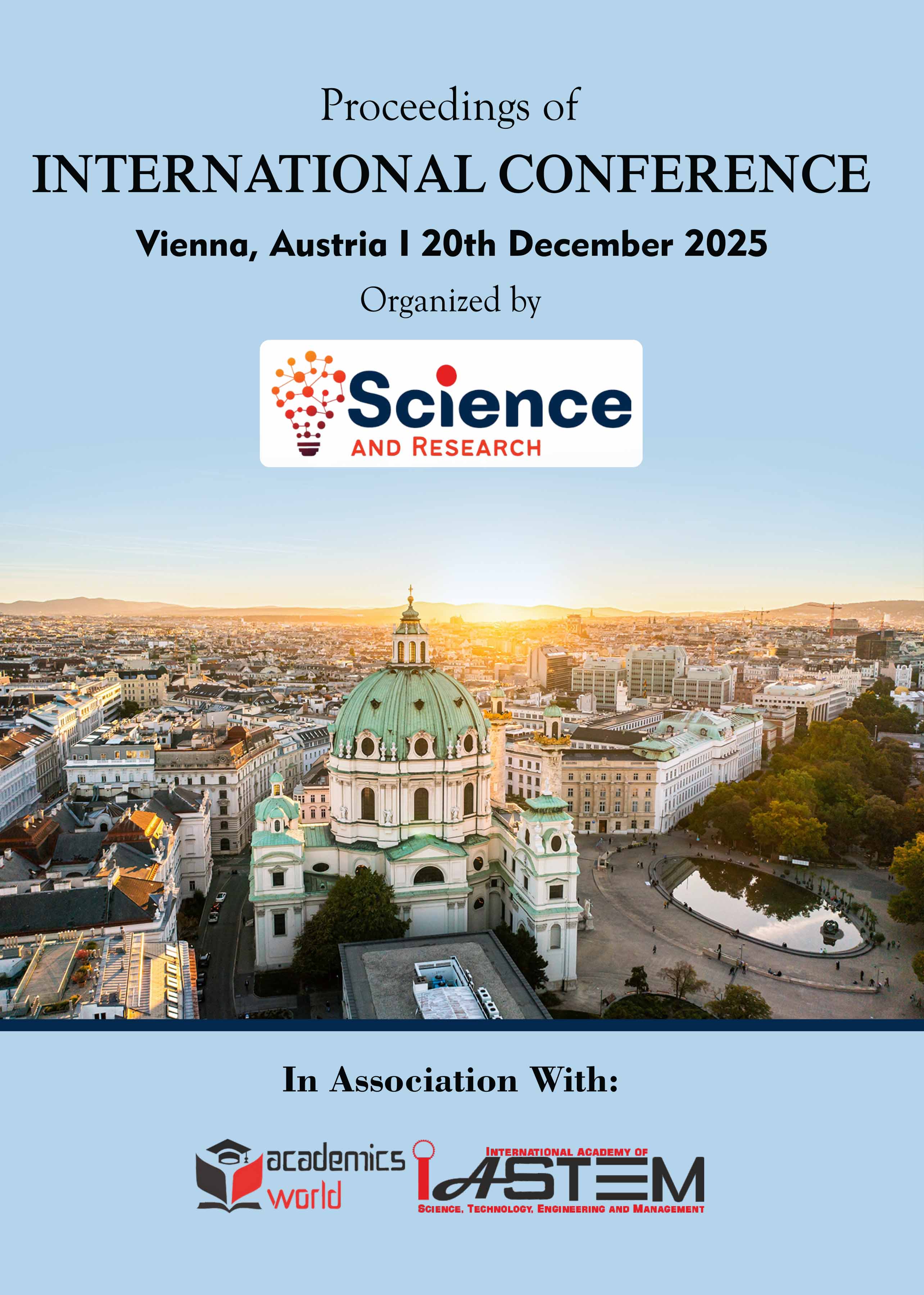 SCIENCE AND RESEARCH INTERNATIONAL CONFERENCE