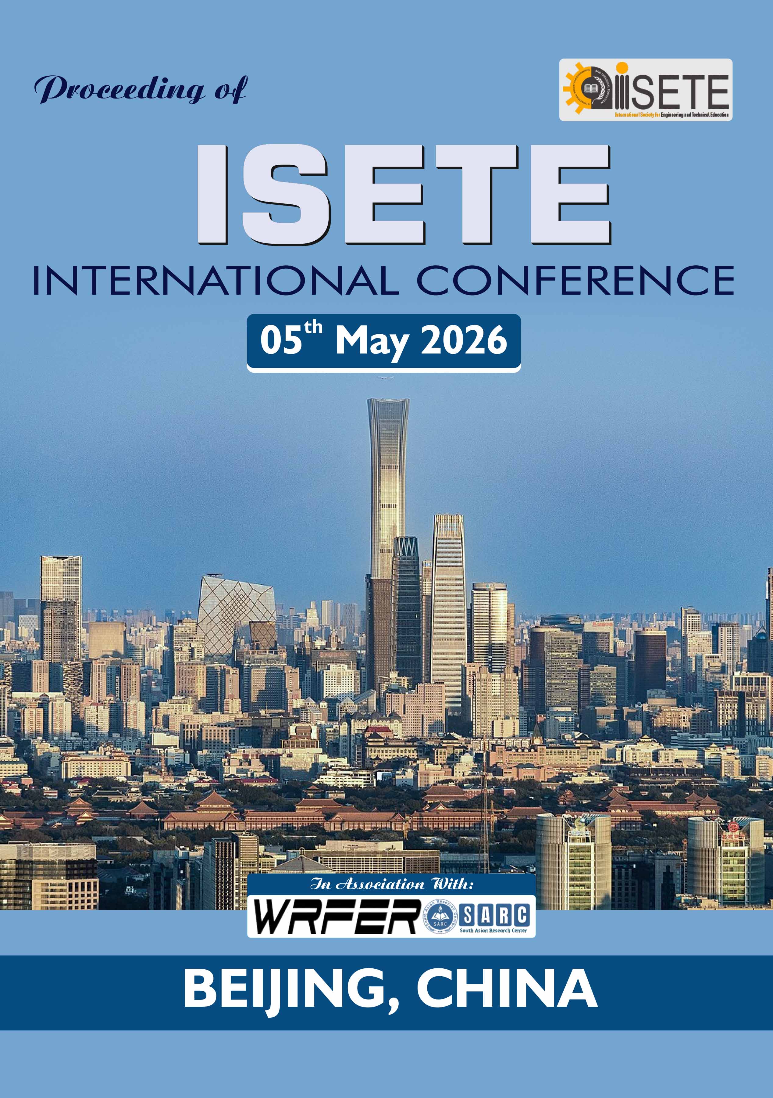 ISETE INTERNATIONAL CONFERENCE