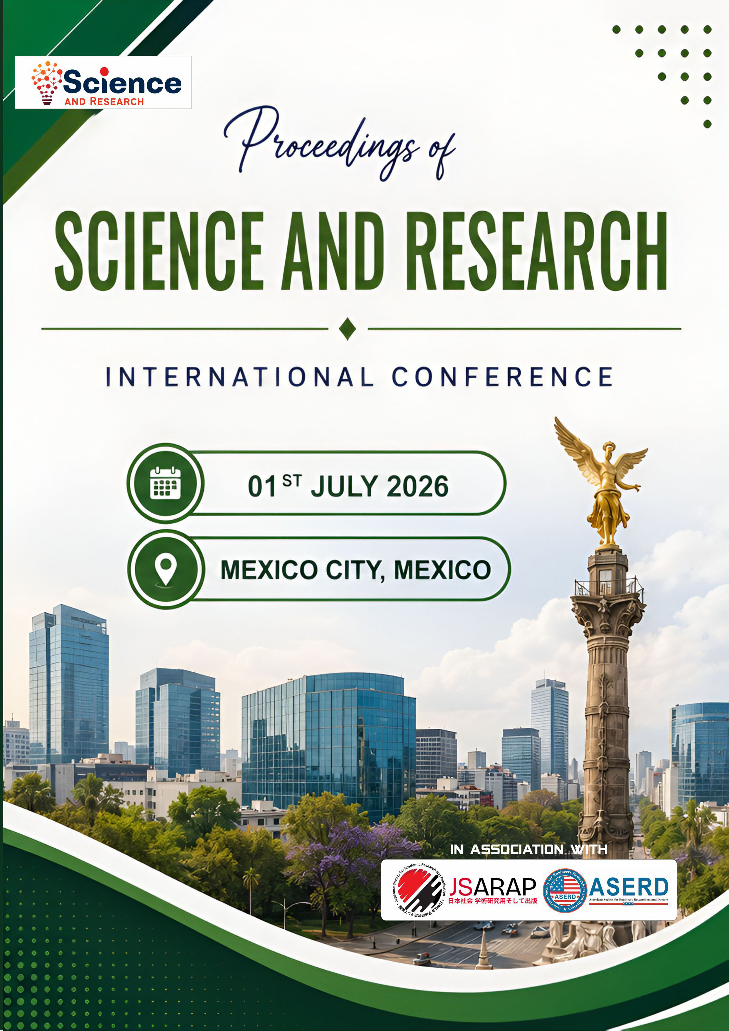 SCIENCE AND RESEARCH INTERNATIONAL CONFERENCE