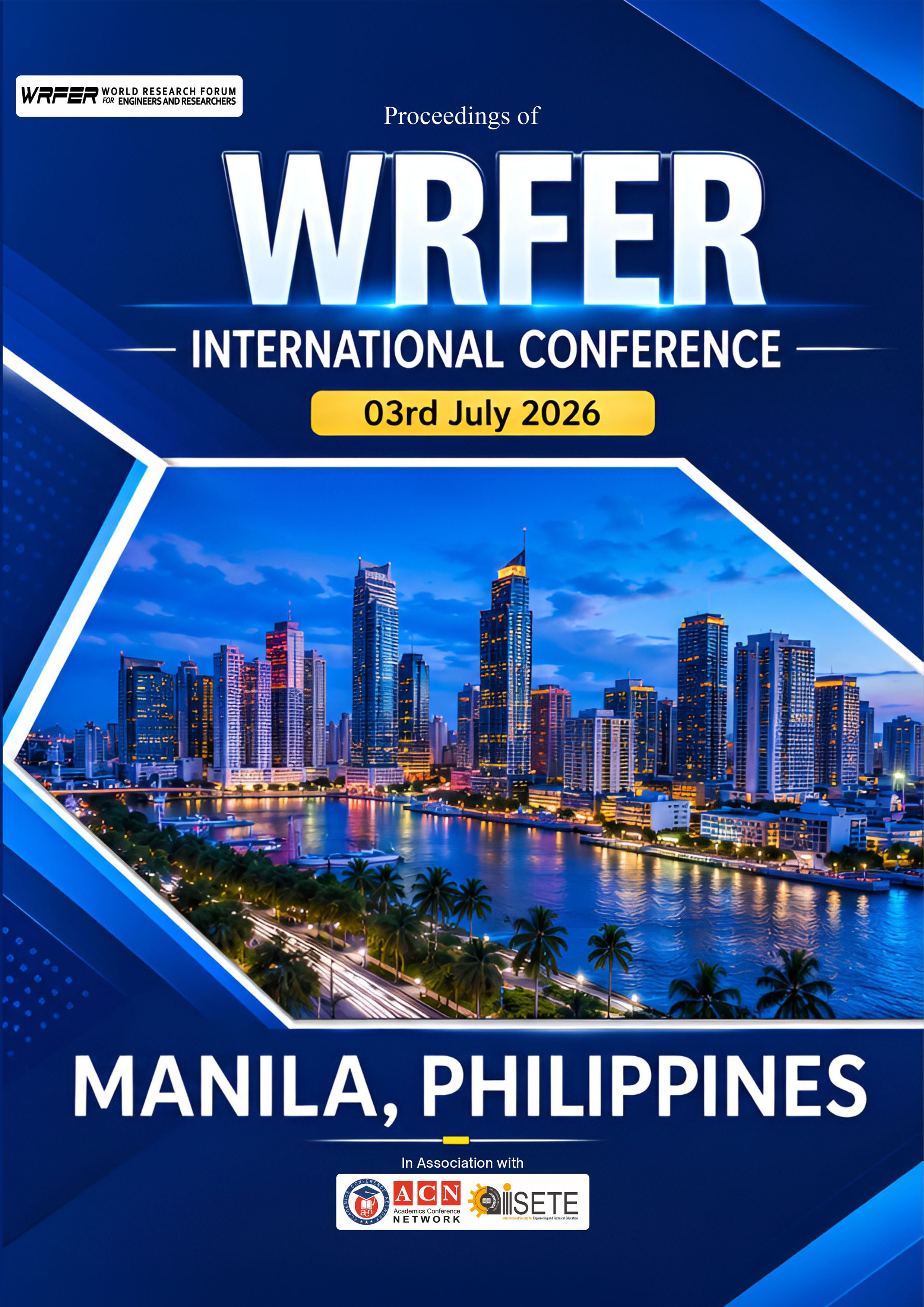 WRFER INTERNATIONAL CONFERENCE